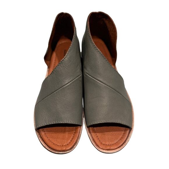 MSRP $198 NEW BOX Free People Mont Blanc Asymmetrical Mule Sandals Shoes 7/37.5 - Picture 7 of 12